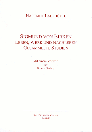 Cover von Sigmund von Birken:
                     Gesammelte Studien